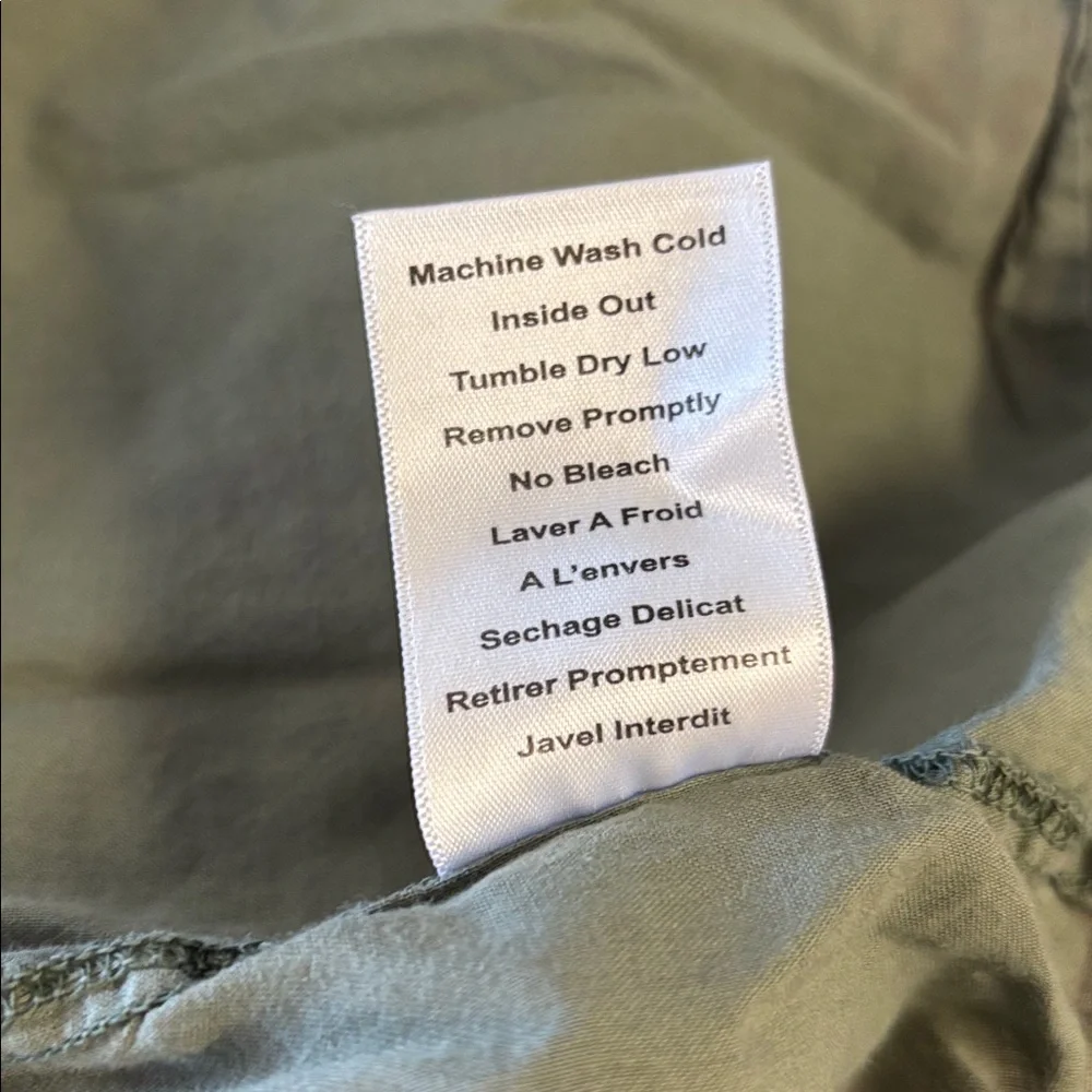 Grayson The Changemaker Dress Green Size D2‎ Cotton Lightweight Button Up